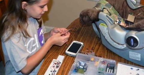 Premian con 20 mil dólares a la niña de 12 años que creó un dispositivo para salvar vidas