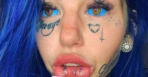 Pierde la vista por tatuar sus ojos en su ambición por transformar totalmente su cuerpo