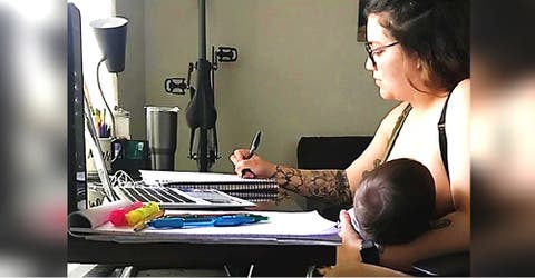 El profesor indigna a todos al reaccionar ante una madre que tuvo que amamantar a su bebé