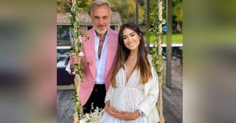 Gianluca Vacchi y Sharon muestran los detalles de la celebración de la llegada de su hija