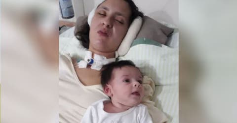 Piden ayuda para la madre que quedó en coma y no ha podido conocer a su bebé