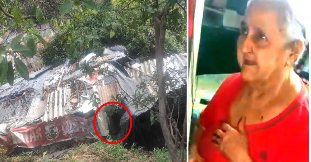 Sus hijas la dejan abandonada sin comida en una vivienda a punto de derrumbarse Sus hijas la dejan abandonada sin comida en una vivienda a punto de derrumbarse