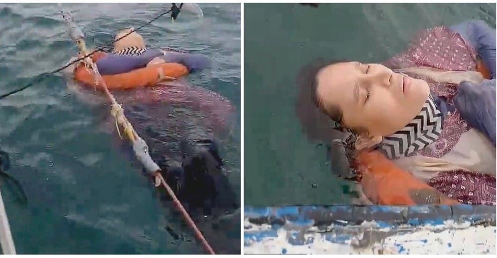 Rescatan con vida a una mujer flotando en el mar que desapareció hace 2 años Rescatan con vida a una mujer flotando en el mar que desapareció hace 2 años