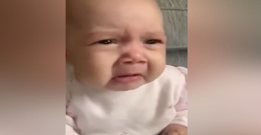 Graban a su hija de 5 meses probando alimentos sólidos por primera vez y quedan desilusionados Graban a su hija de 5 meses probando alimentos sólidos por primera vez y quedan desilusionados