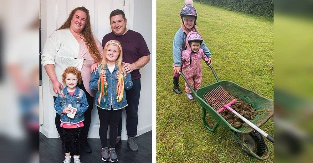 «Nada en el mundo es gratis» – Hacen que sus hijas de 3 y 8 años trabajen todos los días «Nada en el mundo es gratis» – Hacen que sus hijas de 3 y 8 años trabajen todos los días