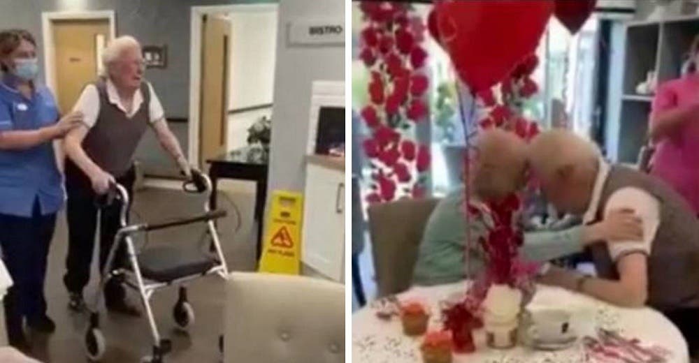 Se muda a un hogar de ancianos para reencontrarse con su esposo tras 5 semanas separados Se muda a un hogar de ancianos para reencontrarse con su esposo tras 5 semanas separados