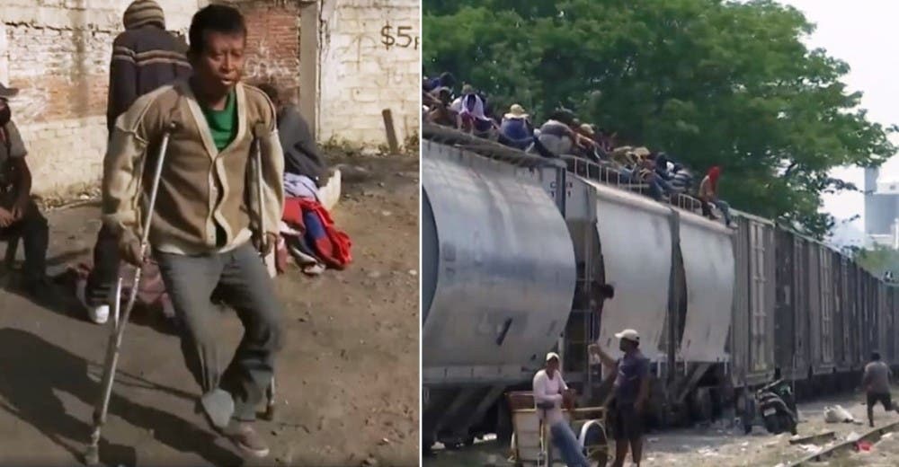 Pierde una pierna al caer de un tren de carga para emigrar, pero insiste en subirse de nuevo