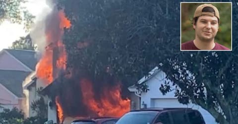 Un repartidor se sacrifica para salvar a un anciano que no podía salir de su casa en llamas