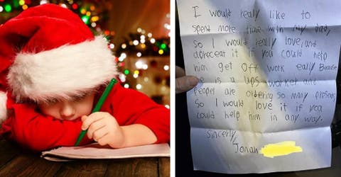 «Quiero que lo ayudes» – Un niño hace llorar a su papá con su carta para Santa esta Navidad