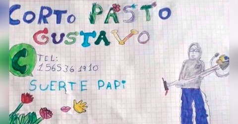 «Suerte papi» – Una niña de 9 años hace un anuncio para ayudar a su papá a encontrar trabajo