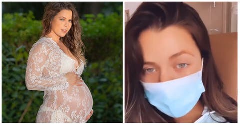 La actriz Ximena Duque lucha en la cama del hospital tras infectarse en la semana 36 de embarazo
