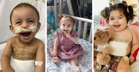 Tres niños reciben el corazón que necesitaban y sonríen tras recuperar la esperanza de vivir