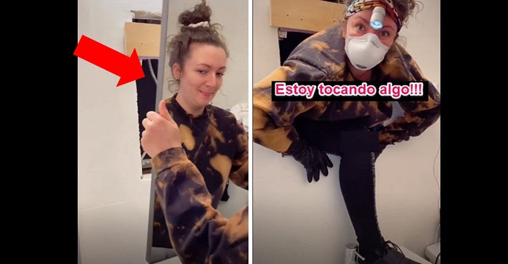 Siente un misterioso viento frío en el baño de su nueva casa y queda en shock al mover el espejo Siente un misterioso viento frío en el baño de su nueva casa y queda en shock al mover el espejo