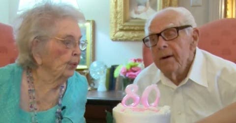 Con más de 100 años celebran su 80 aniversario de bodas ofreciendo consejos sobre el amor