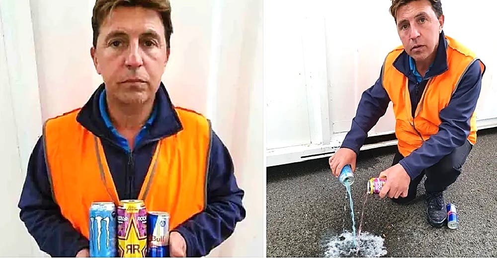 «No tenía idea del daño que hacen» – Tomar 12 bebidas energéticas al día le causa un infarto