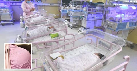 Esperaba octillizos, pero da a luz a 10 bebés ante el asombro de los médicos