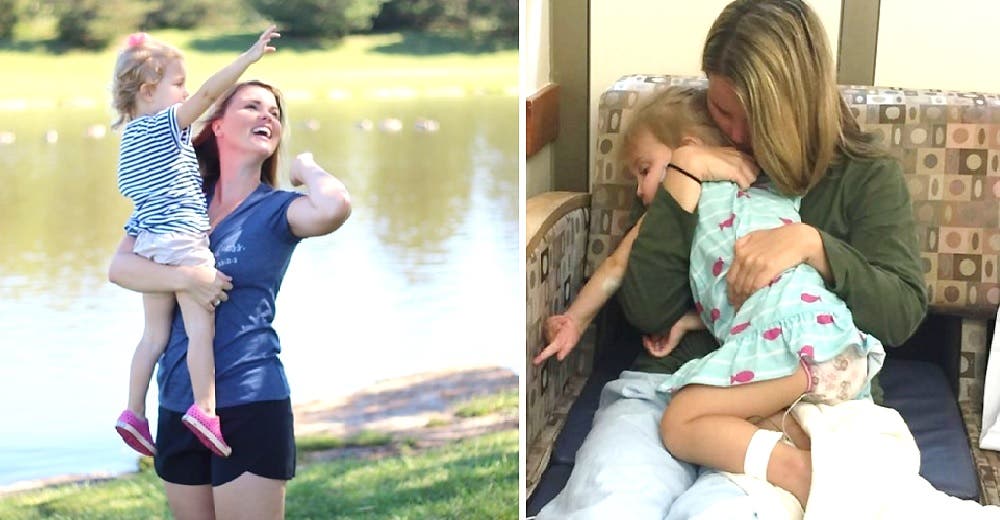 «Él gritó como nunca» – Su esposo intenta salvar la vida de su hija de 2 años «Él gritó como nunca» – Su esposo intenta salvar la vida de su hija de 2 años