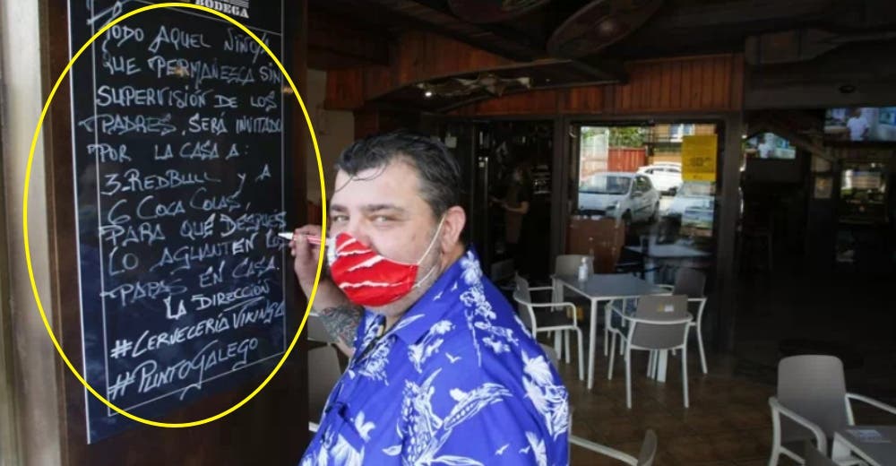 Les da Coca-Cola y bebidas energéticas a los niños en su bar-«Quiero que los padres reflexionen» Les da Coca-Cola y bebidas energéticas a los niños en su bar-«Quiero que los padres reflexionen»