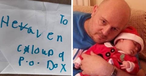 El cartero le responde a la niña de 8 años que envío una carta al cielo para su papá fallecido