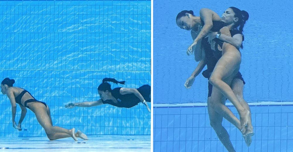 El tremendo susto de la nadadora Anita Álvarez tras desmayarse en el agua