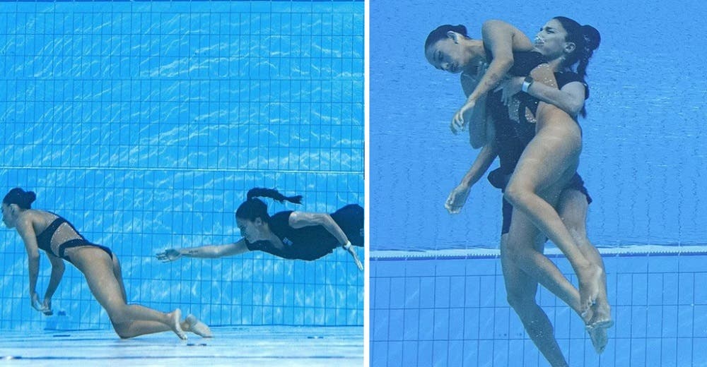 El tremendo susto de la nadadora Anita Álvarez tras desmayarse en el agua El tremendo susto de la nadadora Anita Álvarez tras desmayarse en el agua