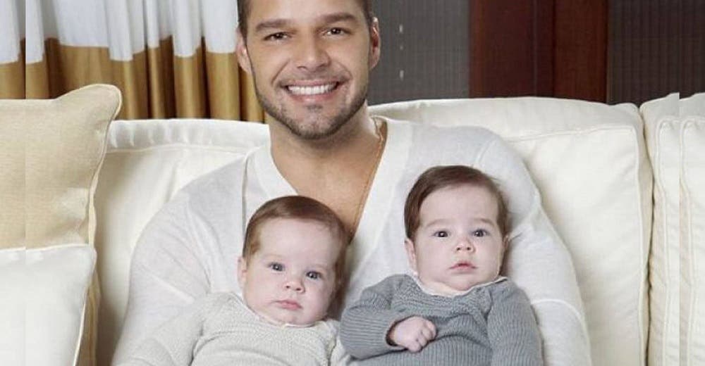 Los mellizos de Ricky Martin cumplen 14 años y Matteo es idéntico a su padre