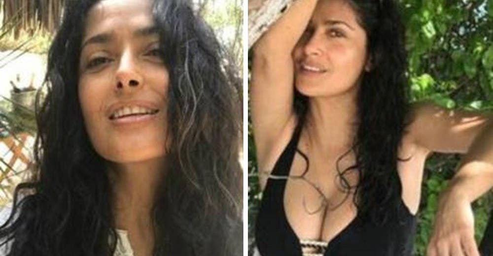 A sus 56 años Salma Hayek se muestra al natural, insta a las mujeres a abrazar su edad