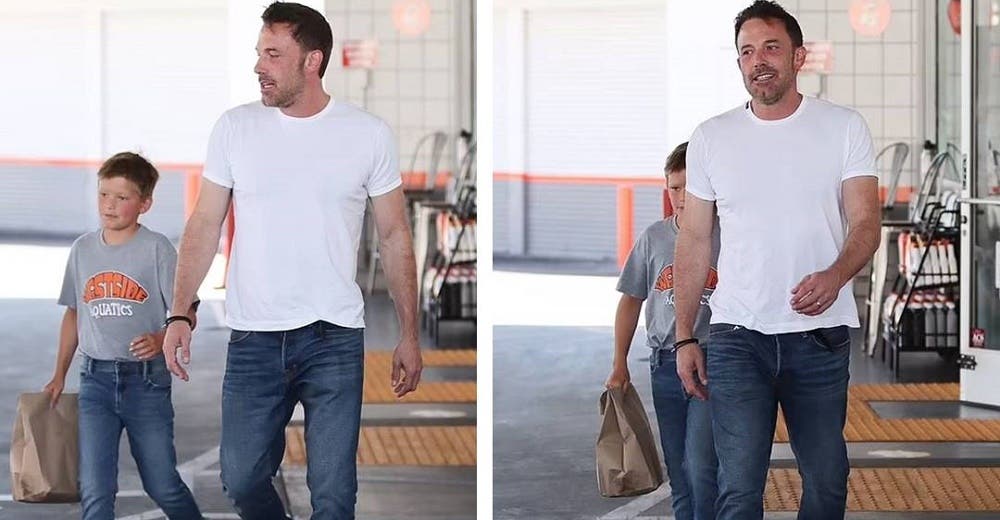 Ben Affleck, radiante y sonriente al poder dedicarle tiempo a su hijo tras separarse de JLo