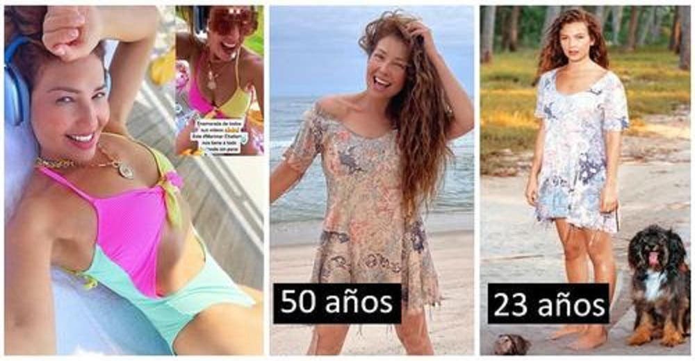 «Vieja fea, acepta que ya tienes 51»: Thalía, criticada por posar en trikini y bailar «Marimar» «Vieja fea, acepta que ya tienes 51»: Thalía, criticada por posar en trikini y bailar «Marimar»