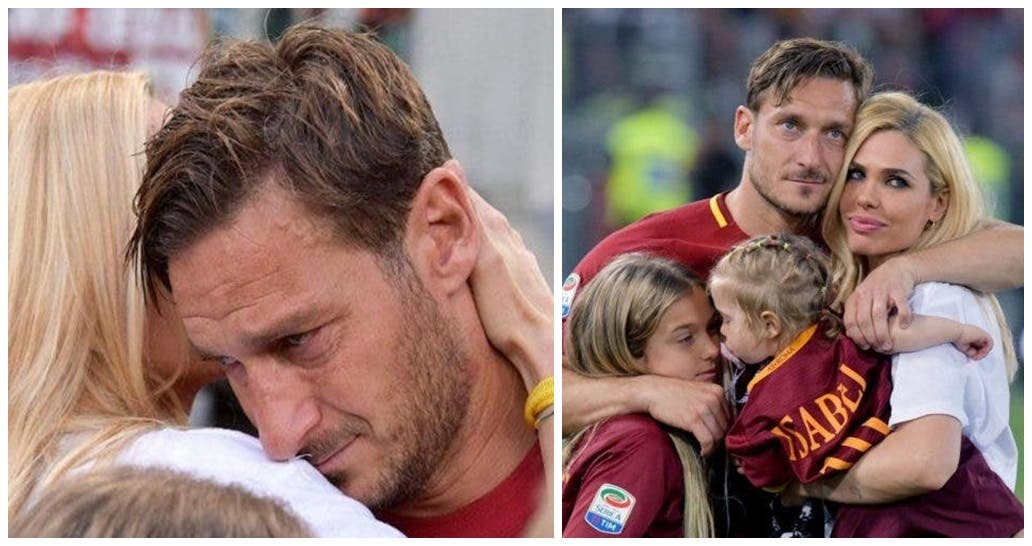 La leyenda del fútbol Francesco Totti cuenta su drama al descubrir que su esposa le era infiel