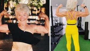 Abuelita de 75 años se convierte en toda una influencer ‘fitness’, impacta con sus músculos