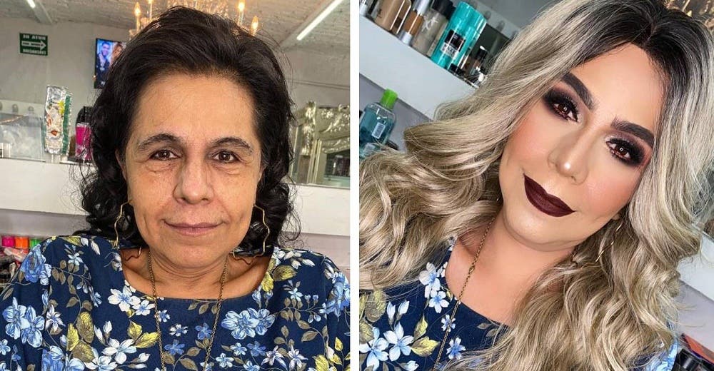 Maquillador mexicano se vuelve viral por «rejuvenecer» hasta 20 años a sus clientas