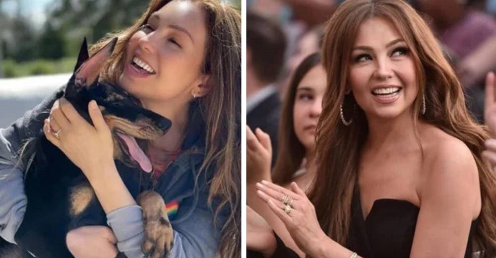 Thalía es fuertemente criticada por la última foto que publicó junto a su perrita