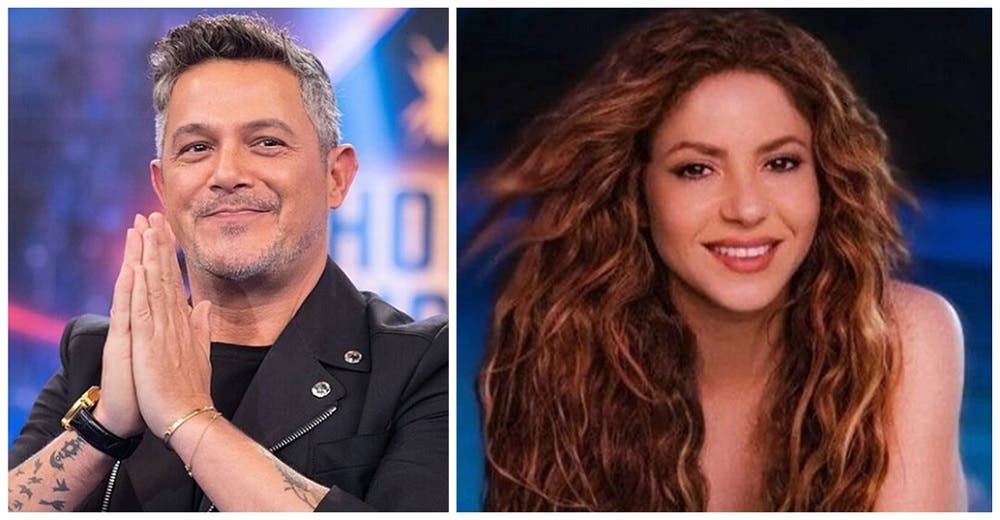 Alejandro Sanz no puede evitar reaccionar al baile de Shak en diminuto y escotado vestido negro Alejandro Sanz no puede evitar reaccionar al baile de Shak en diminuto y escotado vestido negro