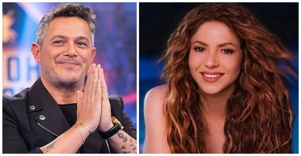 Alejandro Sanz no puede evitar reaccionar al baile de Shak en diminuto y escotado vestido negro Alejandro Sanz no puede evitar reaccionar al baile de Shak en diminuto y escotado vestido negro
