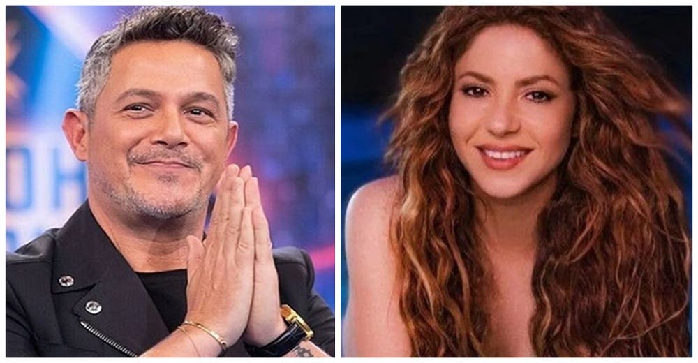 Alejandro Sanz no puede evitar reaccionar al baile de Shak en diminuto y escotado vestido negro Alejandro Sanz no puede evitar reaccionar al baile de Shak en diminuto y escotado vestido negro