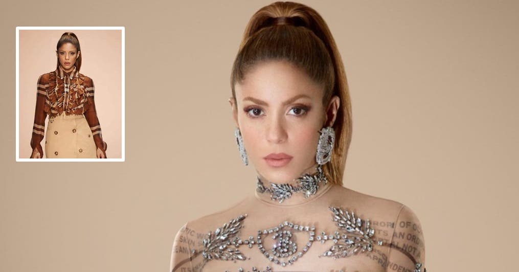 Shakira renace como Ave Fénix para Burberry, modela vestido «desnudo» y se prepara para Navidad