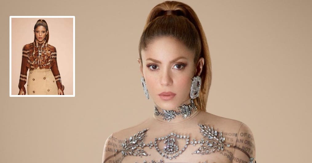 Shakira renace como Ave Fénix para Burberry, modela vestido «desnudo» y se prepara para Navidad Shakira renace como Ave Fénix para Burberry, modela vestido «desnudo» y se prepara para Navidad