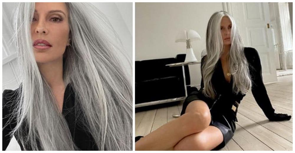 A sus 54 años se aburre de los tintes y enloquece a las redes con sus canas y belleza natural A sus 54 años se aburre de los tintes y enloquece a las redes con sus canas y belleza natural