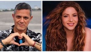 Alejandro Sanz no puede evitar reaccionar al baile de Shak en diminuto y escotado vestido negro