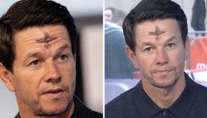 Mark Wahlberg aparece en televisión portando orgulloso la cruz de ceniza, no teme mostrar su fe