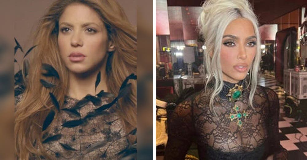 Shakira luce como una diosa en un sensual vestido de encaje al estilo de Kim Kardashian