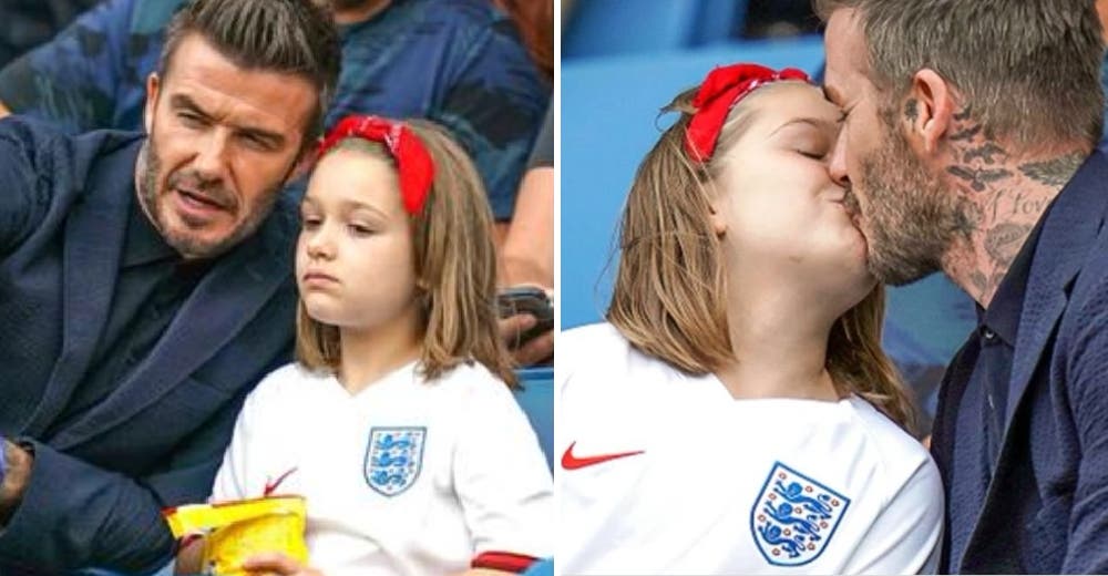 David Beckham responde a la lluvia de críticas tras polémicas fotos besando a su hija en la boca